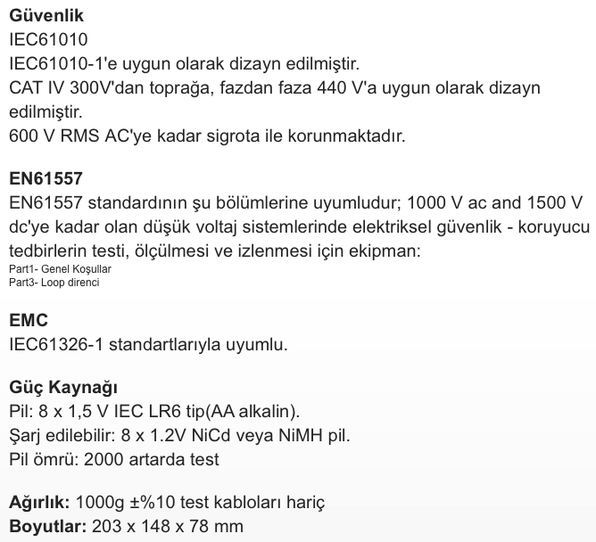 Megger LTW335 Loop Test Cihazı